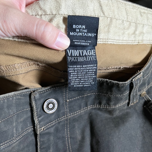 Kuhl Ryder Vintage Patina Dye Pants - Men's Size 42*34 - Brown - Picture 9 of 11